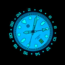 Load image into Gallery viewer, Signum Cuda Titanium GMT - Full Lume Collection
