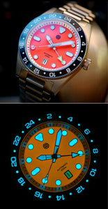 Signum Cuda Titanium GMT - Full Lume Collection