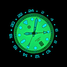 Load image into Gallery viewer, Signum Cuda Titanium GMT - Full Lume Collection
