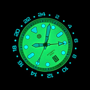 Signum Cuda Titanium GMT - Full Lume Collection