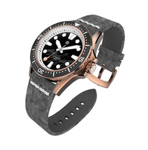 Load image into Gallery viewer, Signum Cero Bronze Forged Carbon dial infused with Lume
