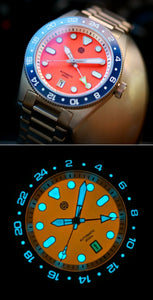 Signum Cuda Titanium GMT - Full Lume Collection