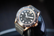 Load image into Gallery viewer, Signum Cero Bronze Forged Carbon dial infused with Lume
