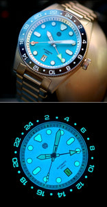 Signum Cuda Titanium GMT - Full Lume Collection