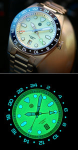 Signum Cuda Titanium GMT - Full Lume Collection