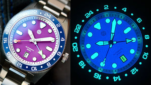 Signum Cuda Titanium GMT - Full Lume Collection