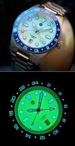 Signum Cuda Titanium GMT - Full Lume Collection