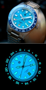 Signum Cuda Titanium GMT - Full Lume Collection